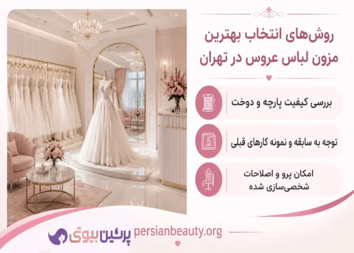 روش های انتخاب بهترین مزون لباس عروس در تهران