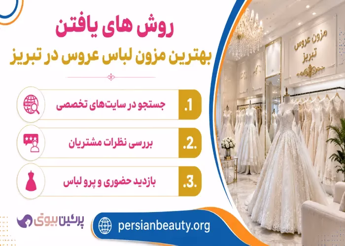 روش های یافتن بهترین مزون لباس عروس در تبریز