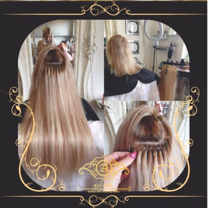 tehrani extension salon (6) سالن تخصصی اکستنشن مو تهرانی بهترین سالن اکستنشن و بافت مو در تهران