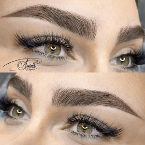 amina bagheri fibroz salon (1) سالن آمینا باقری - بهترین سالن فیبروز ابرو در شیراز