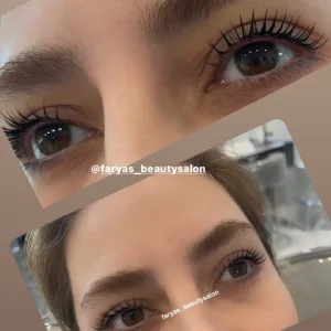 faryasbeauty eyelash and eyebrow lamination and lift salon